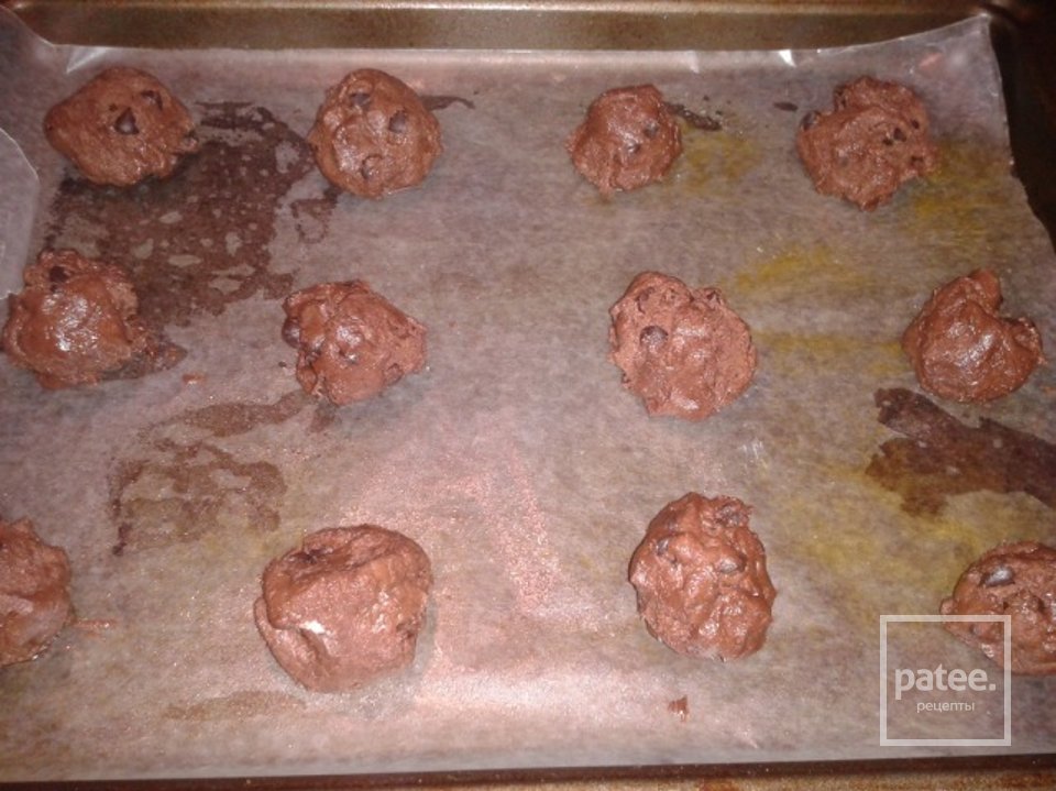 Шоколадное печенье с нутеллой - Шаг 7