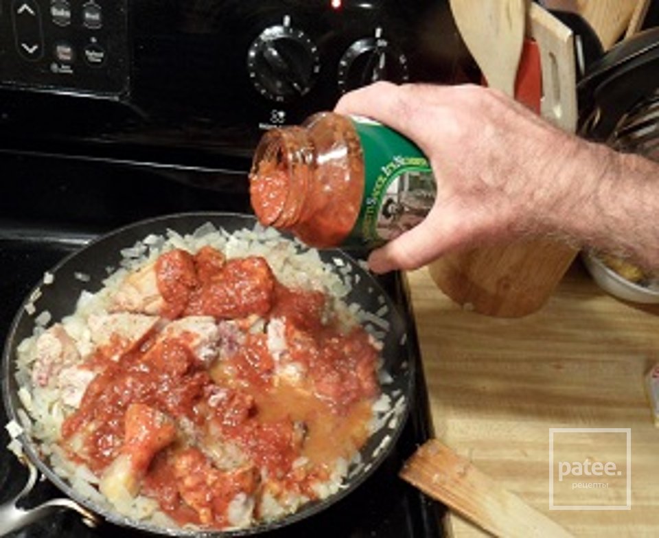 Жареная курица под соусом - Шаг 4