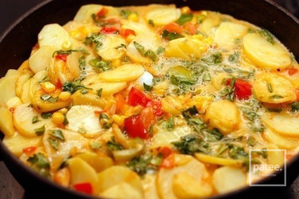 Картофельная запеканка с яйцами - Шаг 7