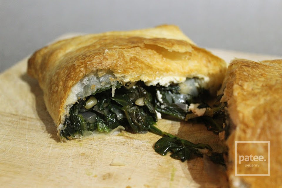 Пирог с шпинатом и сыром - Шаг 8