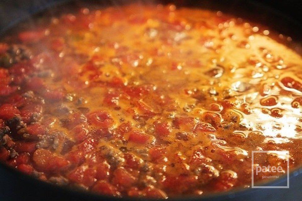 Паста с фаршем под сырным соусом - Шаг 5