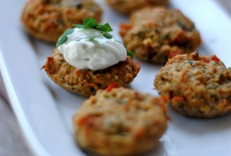 Крабовые оладьи