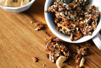 Бананово-шоколадные мюсли