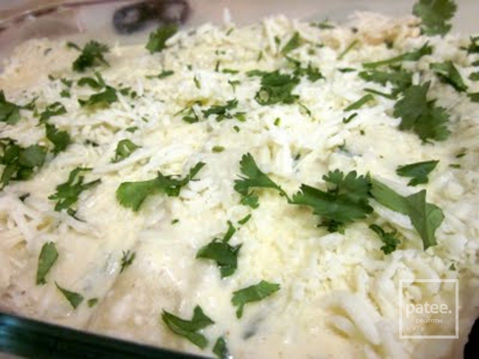 Энчилада с шпинатом и грибами - Шаг 11