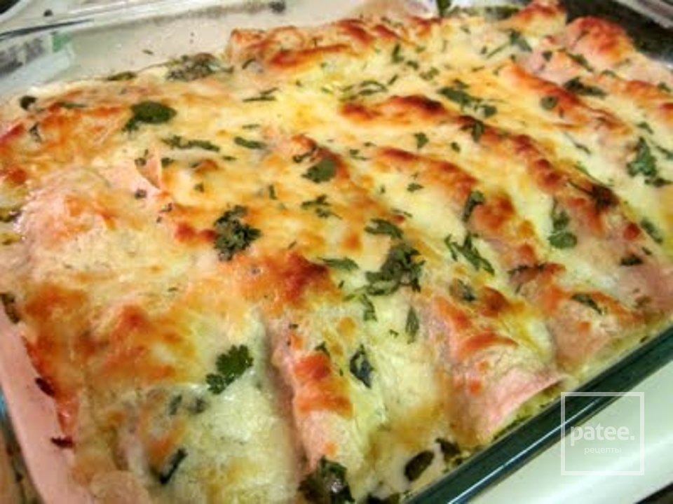 Энчилада с шпинатом и грибами - Шаг 12