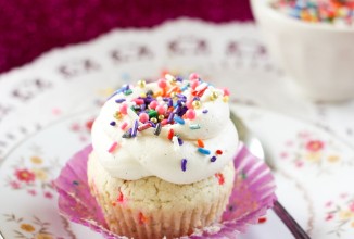 Ванильные кексы с кремом