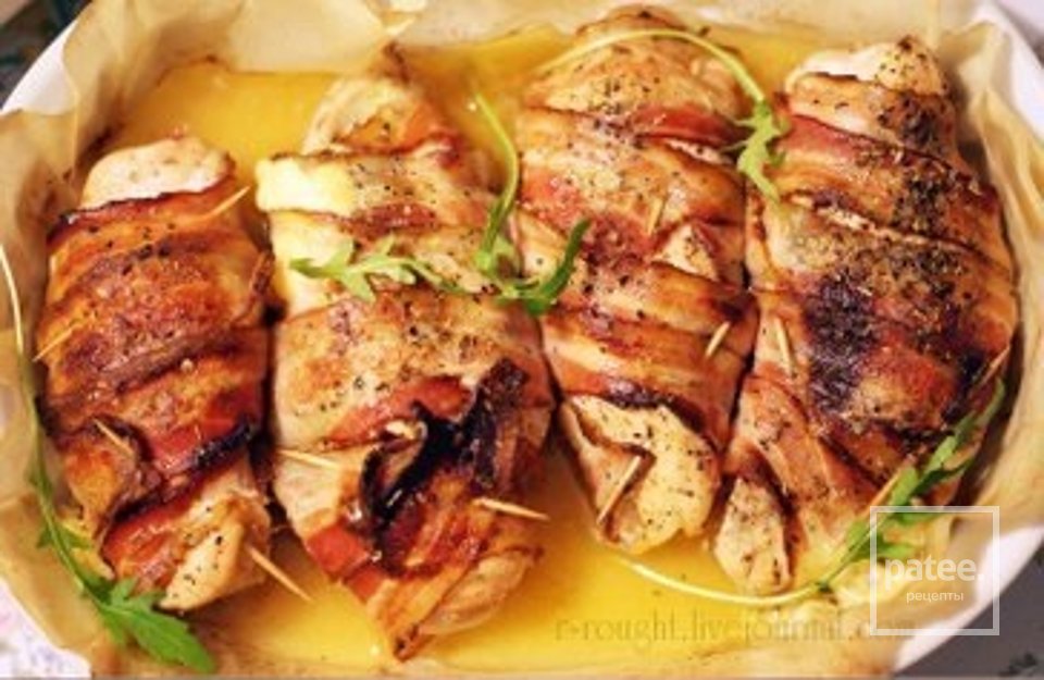 Курица с сыром и беконом - Шаг 6