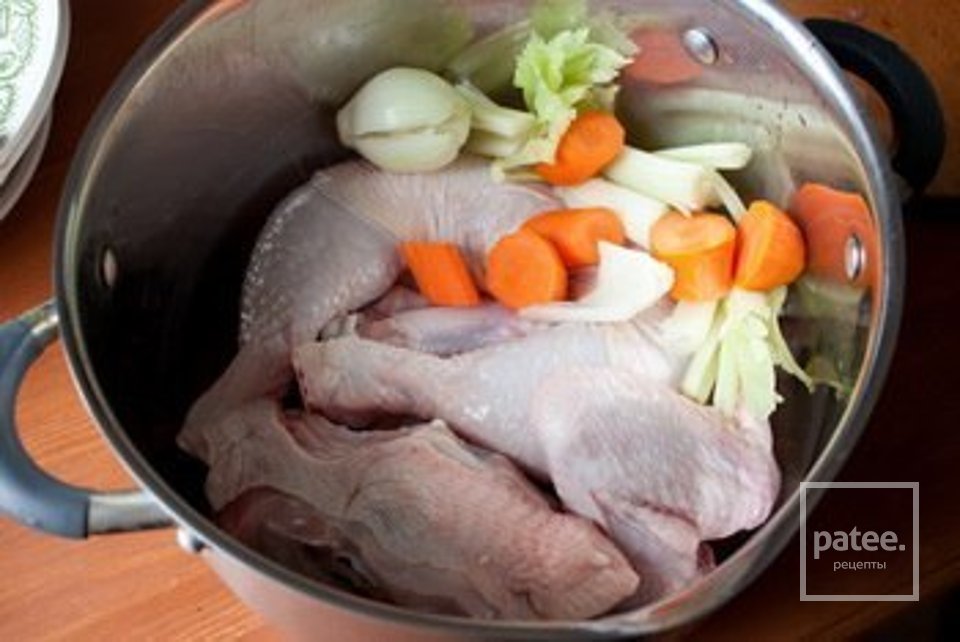 Куриный суп с вермишелью - Шаг 3