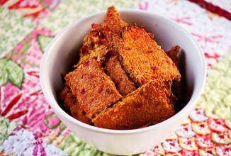 Крекеры из мякоти фруктов и овощей