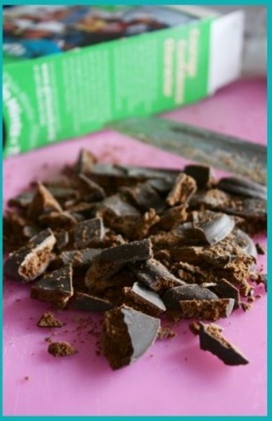 Шоколадный пирог с мятным творожным сыром - Шаг 6