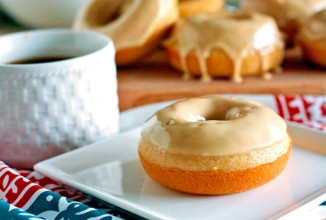 Пончики с кофейной глазурью