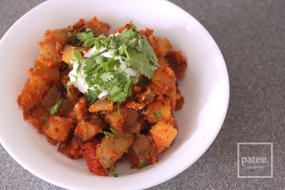 Картофель в остром соусе - Шаг 5