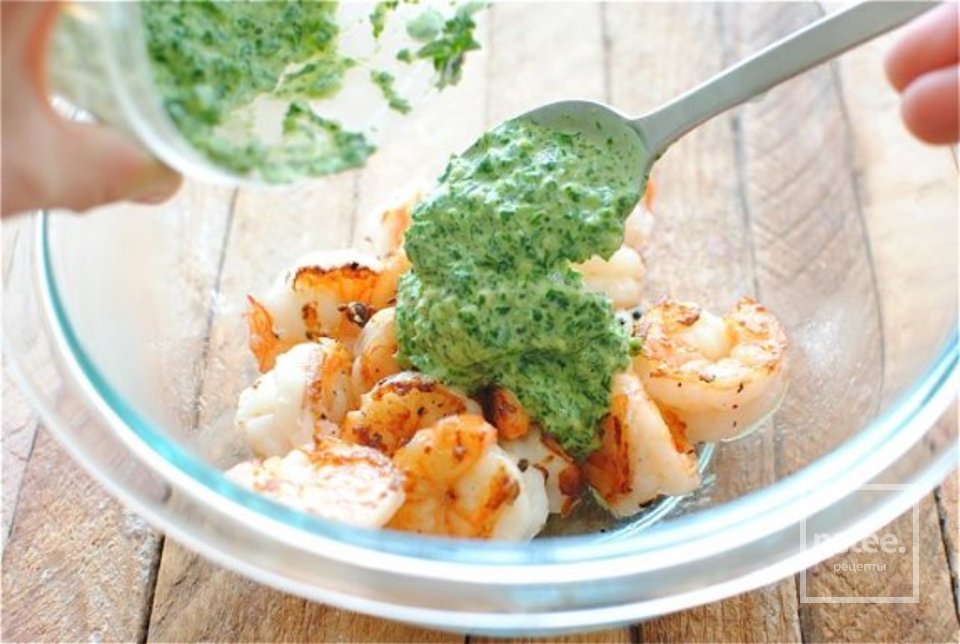 Тако с креветками и капустой - Шаг 5