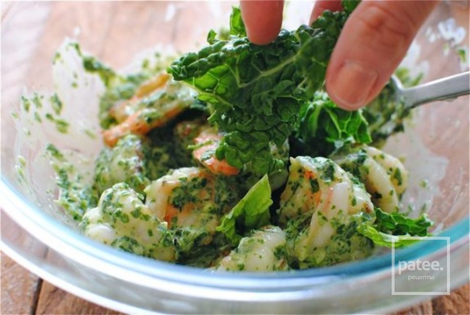 Тако с креветками и капустой - Шаг 6