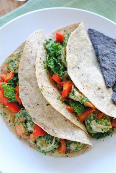 Тако с креветками и капустой - Шаг 9