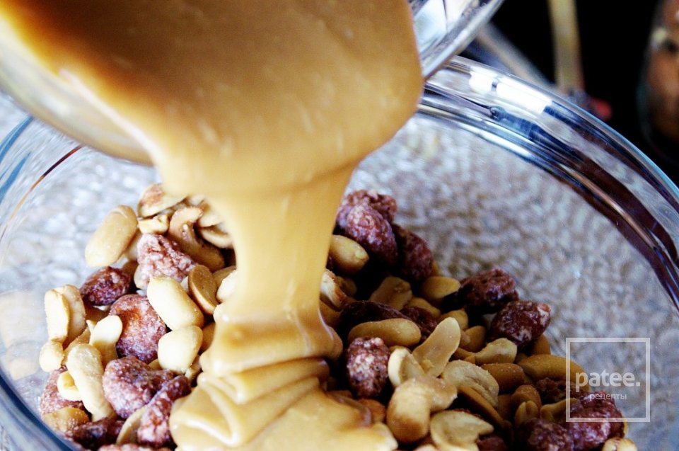 Сладко-соленые ореховые плитки - Шаг 7