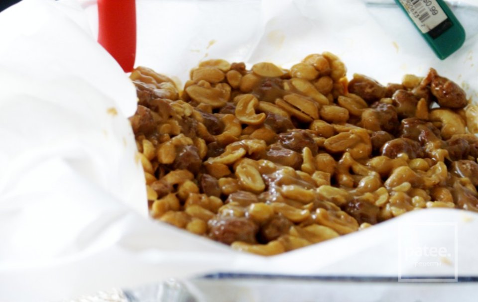 Сладко-соленые ореховые плитки - Шаг 10