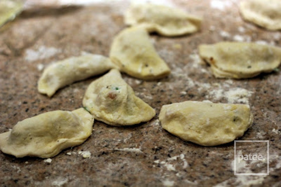 Вареники с козьим сыром и овощами - Шаг 5