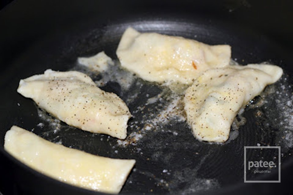 Вареники с козьим сыром и овощами - Шаг 7