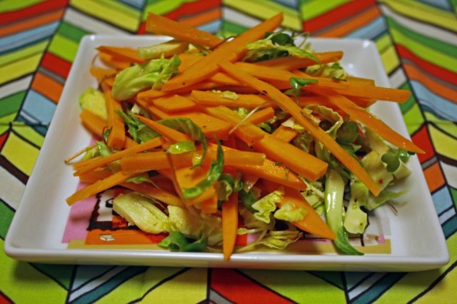 Картофельно-морковный салат