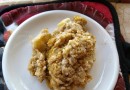 Запеченная овсянка с тыквой и бананами