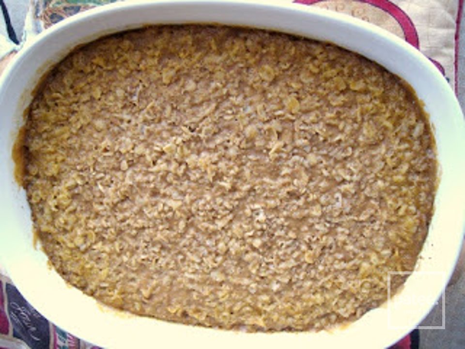 Запеченная овсянка с тыквой и бананами - Шаг 9