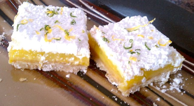 Лимонно-лаймовый пирог