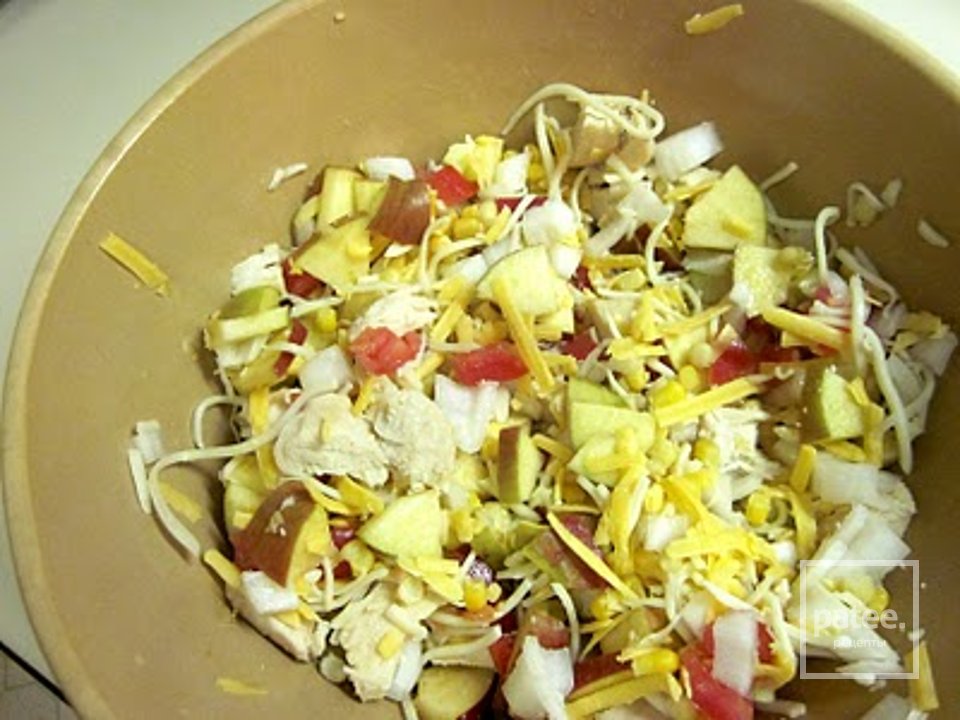 Кесадилья с курицей и яблоками - Шаг 3