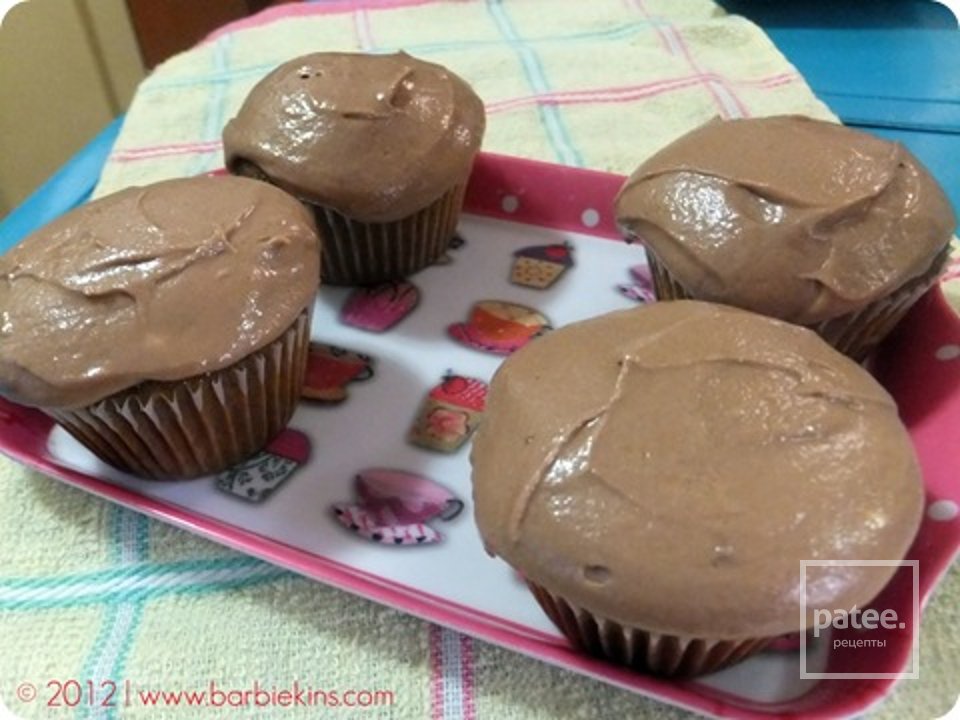 Банановые кексы с шоколадной глазурью - Шаг 9