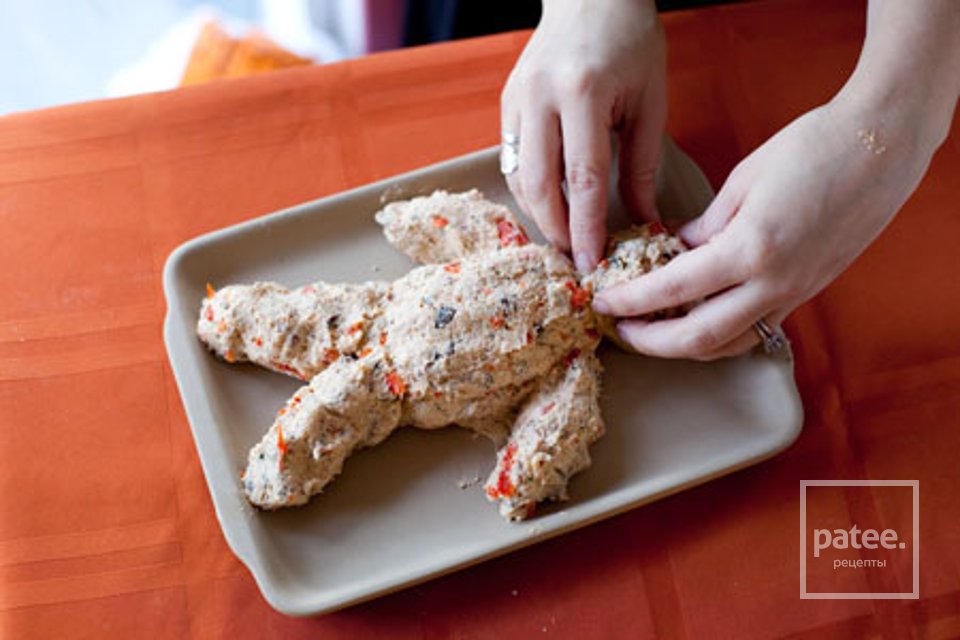 Мумия из сыра и бекона - Шаг 8