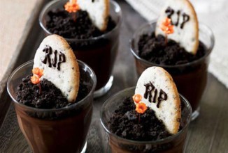 Печенье-надгробия в шоколадном креме