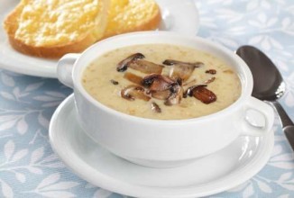 Грибной суп с сыром