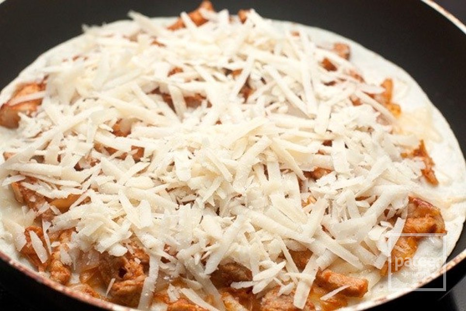 Кесадилья со свининой - Шаг 7