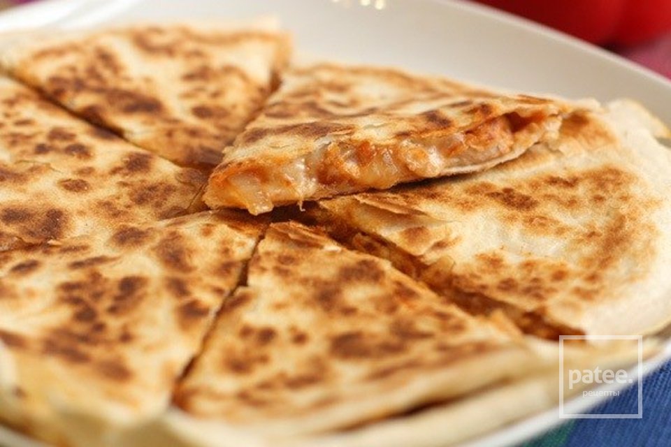 Кесадилья со свининой - Шаг 8