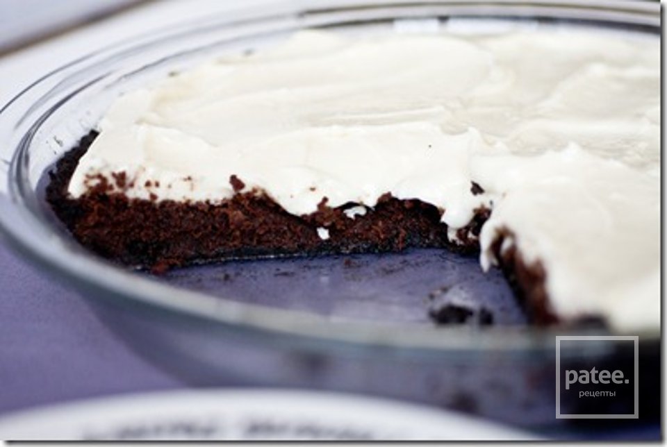 Пирог брауни с сливочным кремом - Шаг 10