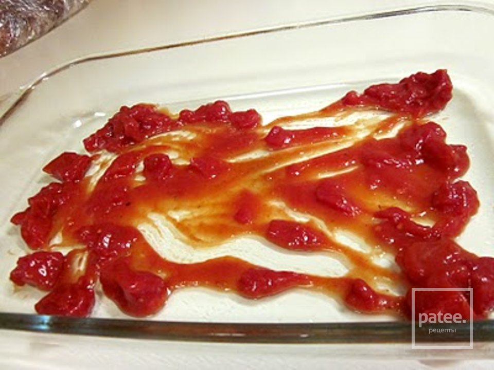 Пицца-лазанья с индейкой, оливками и грибами - Шаг 6