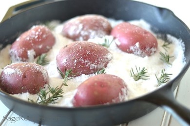 Рецепт Картофель, запеченный в соли