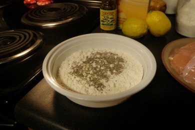 Куриное филе с лимонным соусом - приготовление