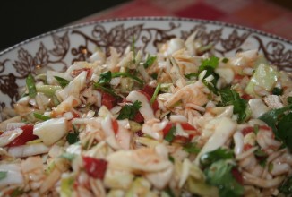 Острый капустный салат