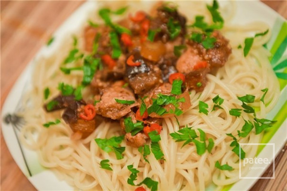 Курица с овощами по-японски - Шаг 8