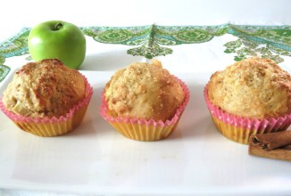 Яблочные кексы с корицей