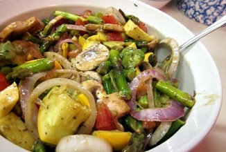 Овощной салат с маринадом