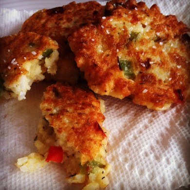 Рисовые оладьи