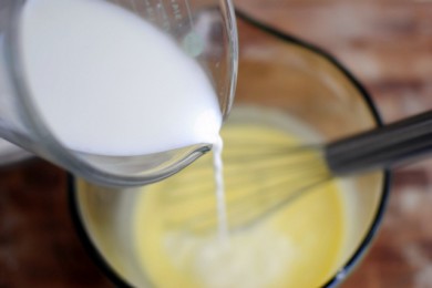 Лимонный кекс-пудинг - приготовление