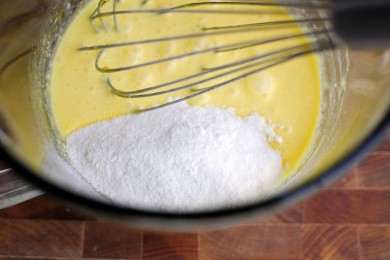 Лимонный кекс-пудинг - приготовление