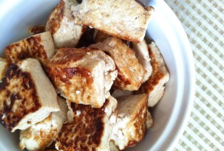 Тофу с медом и корицей