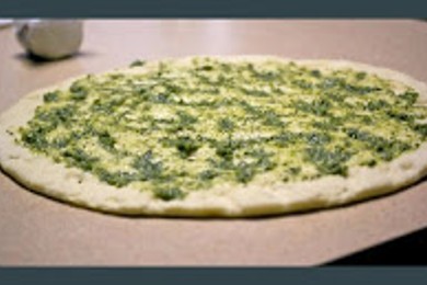 Пицца с тыквой - приготовление