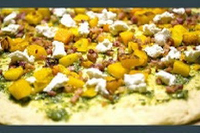 Пицца с тыквой - приготовление