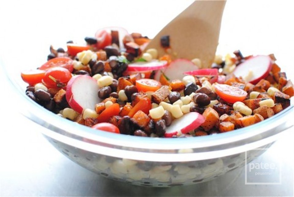 Овощной салат в лодочках по-мексикански - Шаг 5