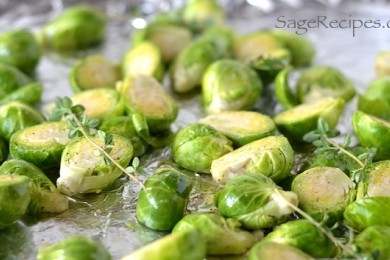 Жаренная брюссельская капуста с сидровым соусом - приготовление